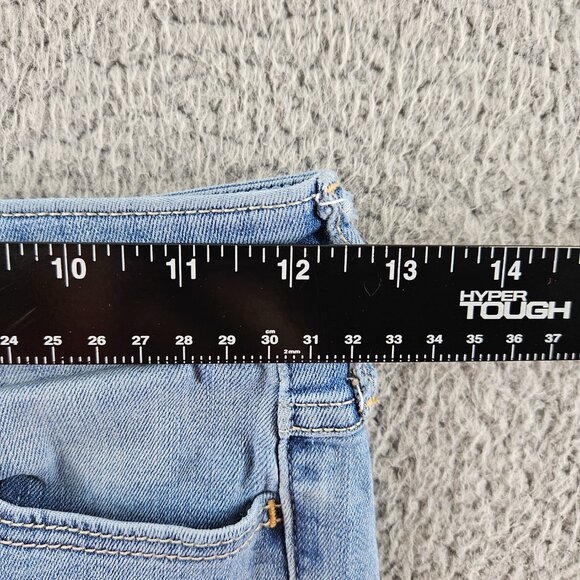 Hollister Shorts‎ Womens 25 Blue Ultra High Rise Distressed Cut Offs Frayed Hem - Picture 9 of 16